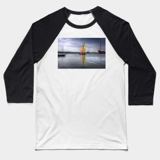 Tollesbury Sailing Boat Baseball T-Shirt